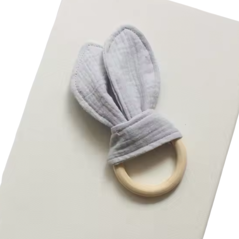 Bunny Ears Teething Ring