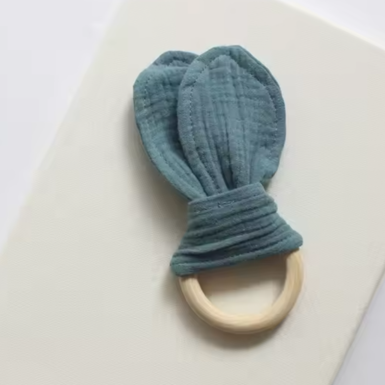 Bunny Ears Teething Ring