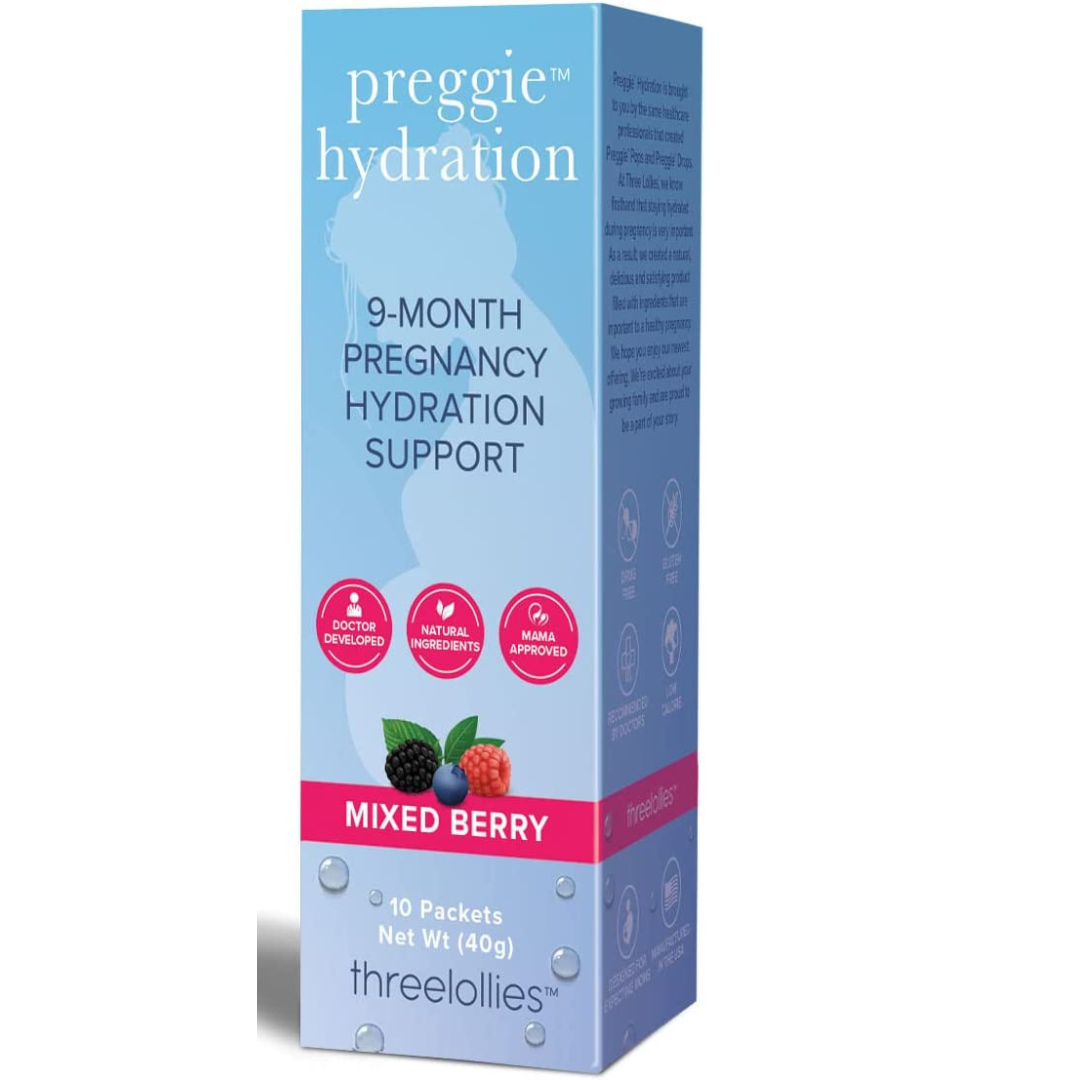 Preggie Hydration Electrolytes - three lollies