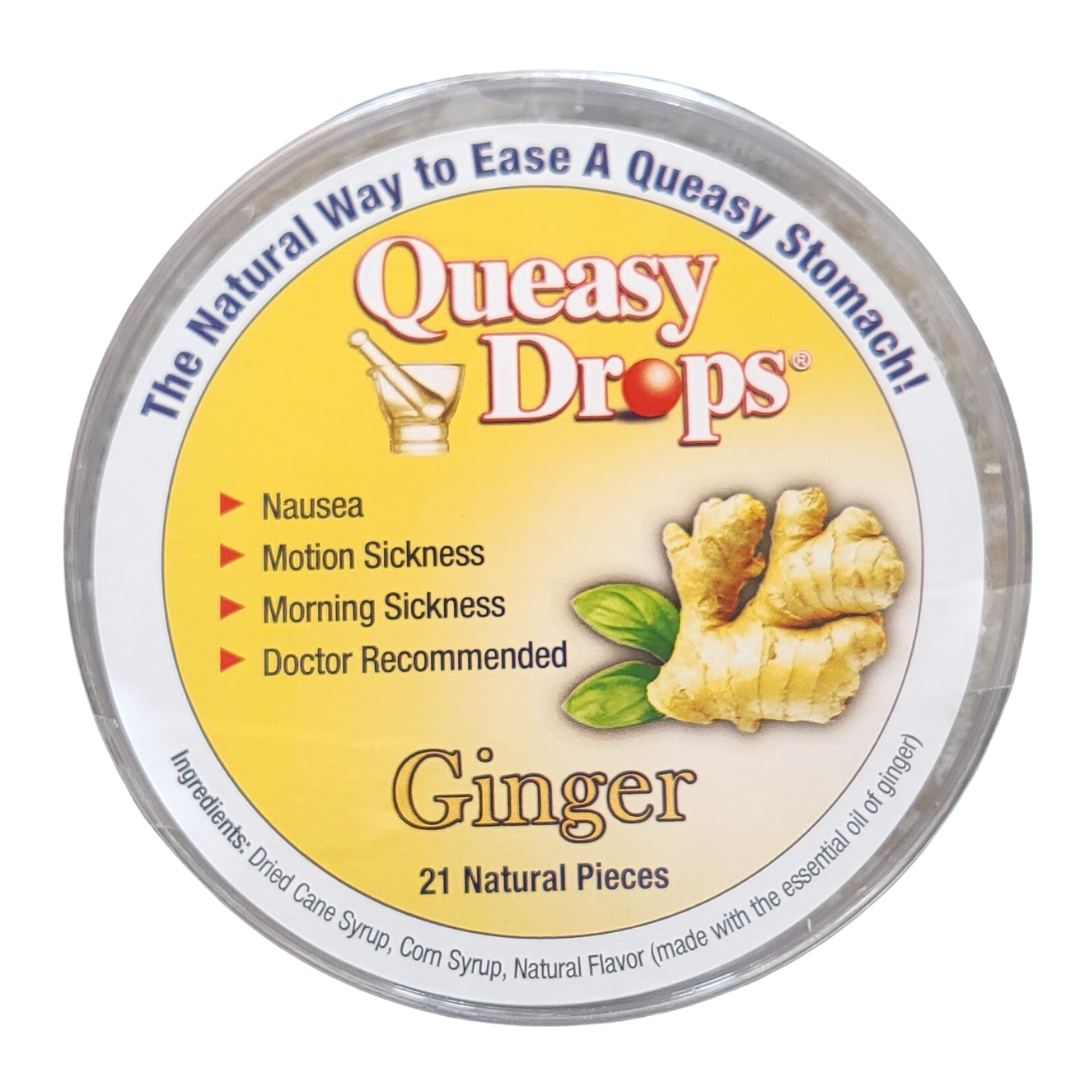 Natural Queasy Drops - Ginger, Nausea Relief
